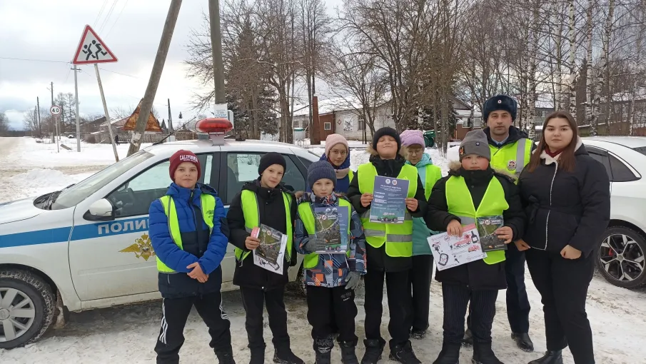 Информационно-пропагандистская акция "Безопасная скорость" прошла на территории обслуживания ОГИБДД МО МВД России "Ковернинский"
