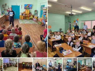 Сотрудники ОГИБДД МО МВД России "Ковернинский" продолжают проводить  работу по профилактике детского дорожно-транспортного травматизма в образовательных учреждениях