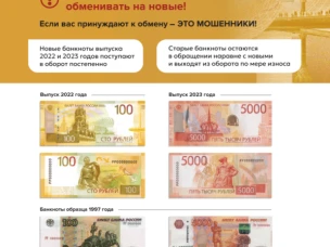 Что надо знать о новых банкнотах? Старые банкноты не нужно обменивать на новые! Если вас принуждают к обмену-ЭТО МОШЕННИКИ!
