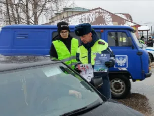 На территории обслуживания ОГИБДД МО МВД России "Ковернинский" проведена акция "Один щелчок спасает жизнь"