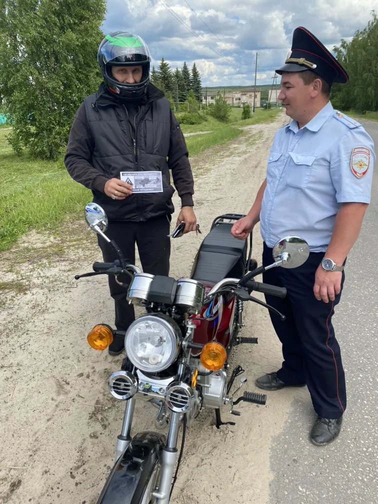 Ковернинские сотрудники ОГИБДД провели профилактическое мероприятие  «Мототранспорт!».