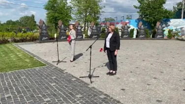 Патриотическая акция «Мы вместе» эстафета флага России в Нижегородской области.